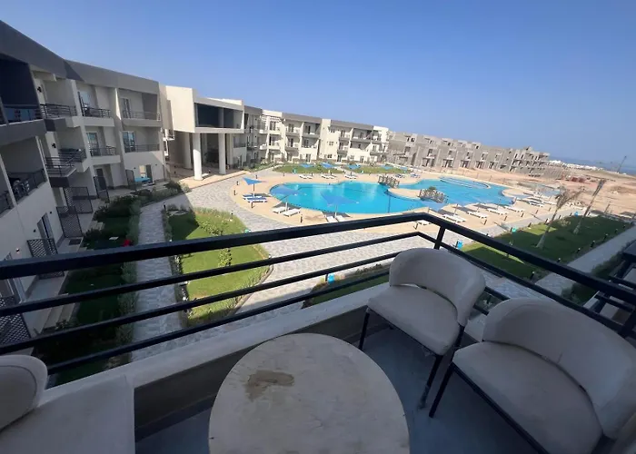 Apartment Pool View In Sahl Hashesh - Panorama *